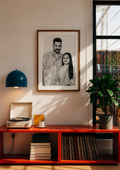 Pencil Art Portrait-A4-Couple
