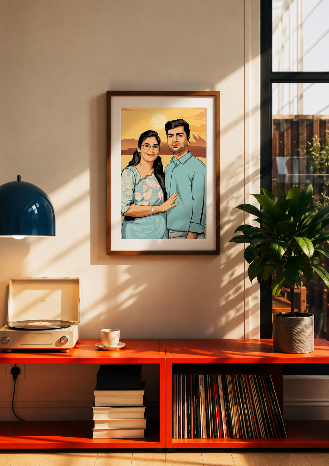 Illustration Portrait - A4 - Couple