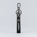 Pulsar Leather Keychain – Premium Leather Keyring for Bike Enthusiasts