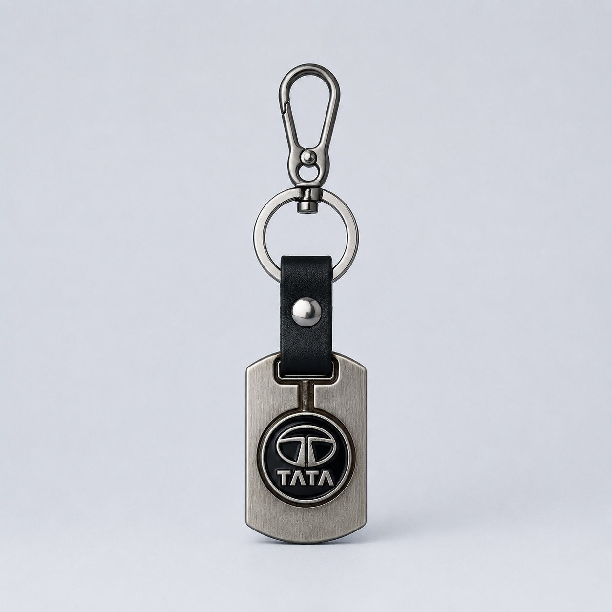 Tata Leather Keychain – Premium Leather Keyring for Car Owners