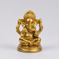 Lord Ganesha Gold Finish Idol – Pooja & Home Decor Statue