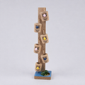 Wooden Marble Drop Game with Smiley Faces – Classic Skill Toy