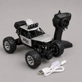RC Off-Road Monster Truck with LED Lights | Rugged Remote Control Rock Crawler | Rechargeable