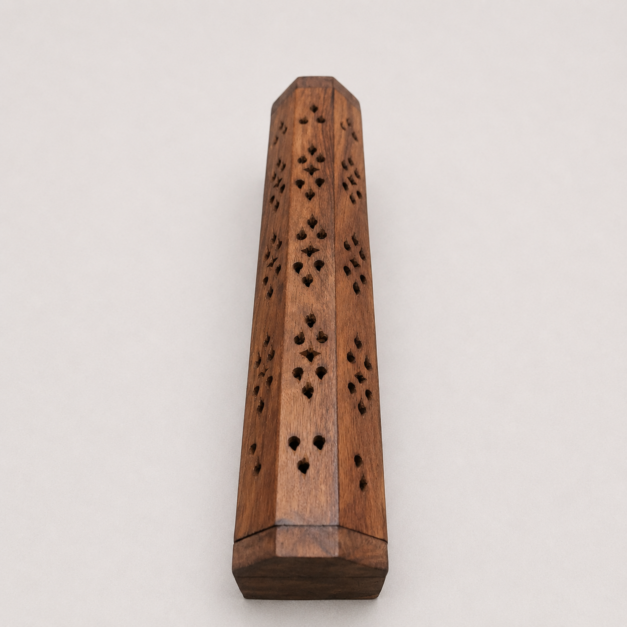 Wooden Incense Stick Holder Tower | Handmade Carved Agarbatti Stand | Ash Catcher Box