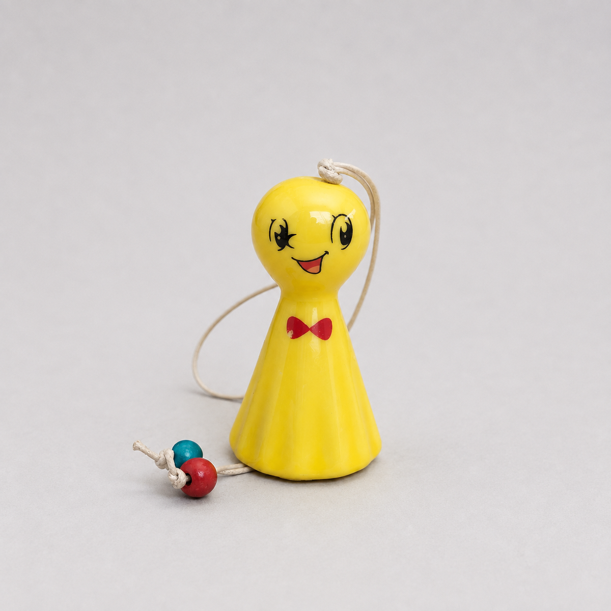 Wooden Musical Bell Toy for Kids | Handmade Ringing Bell Duo with Wooden Beads | Traditional Toy