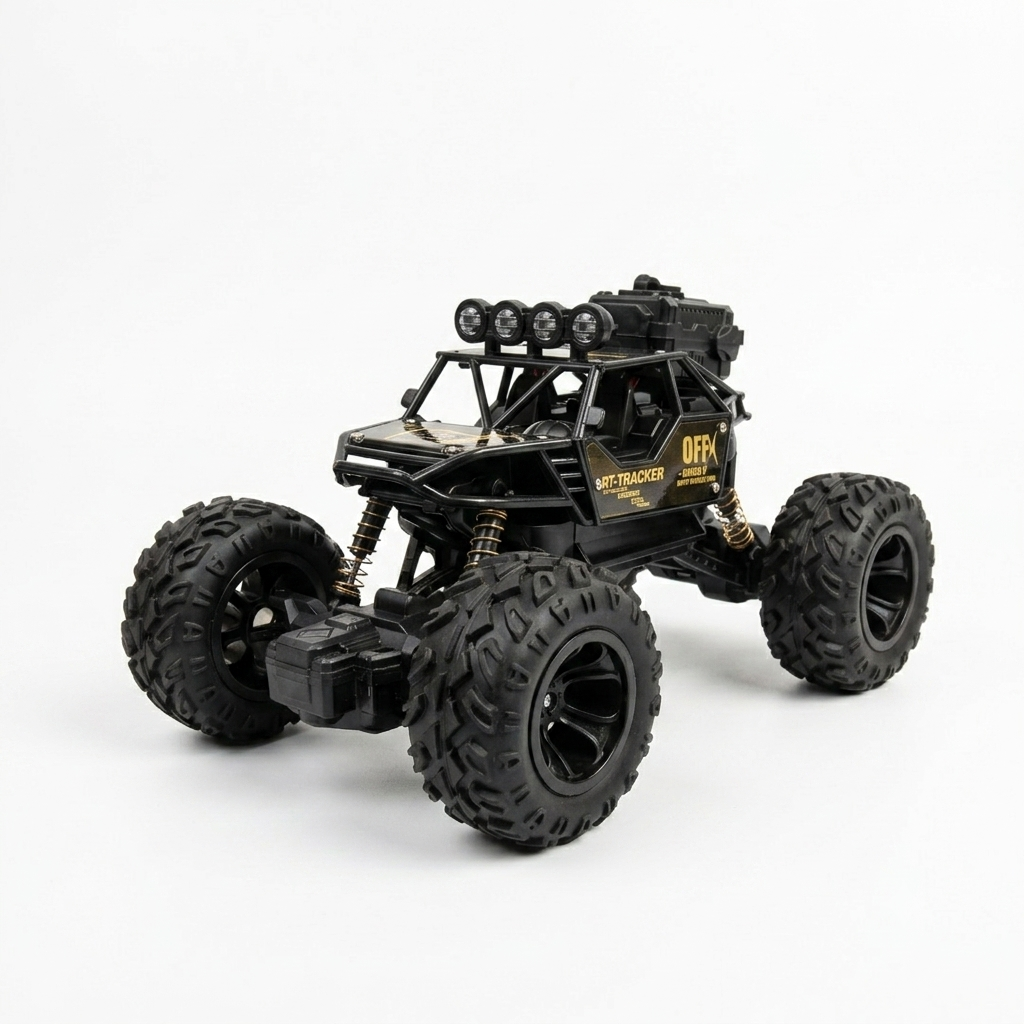 RC Off-Road Monster Car – 4 Suspension Remote Control Car with Smoke Function