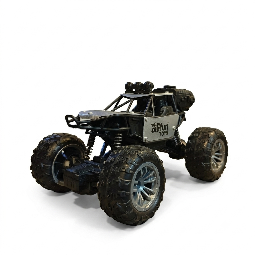 RC Off-Road Monster Car – 4 Suspension Remote Control Car with Smoke Function