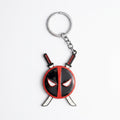 Deadpool Spinner Keychain – Fidget Spinner Keyring for Comic Fans