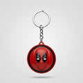Deadpool Spinner Without Knife Keychain – Fidget Spinner Keyring for Comic Fans